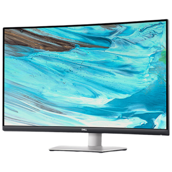 80% new dell (dell) 31.5-inch 4k monitor curved built-in speaker freesync low blue light supports wall mounting 1800r computer display s3221qs