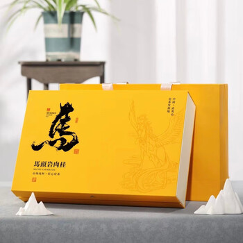 Qianshan yueyan tea matouyan cinnamon tea gift box gift box wuyishan dahongpao strong fragrance gift box one box of matouyan half a category