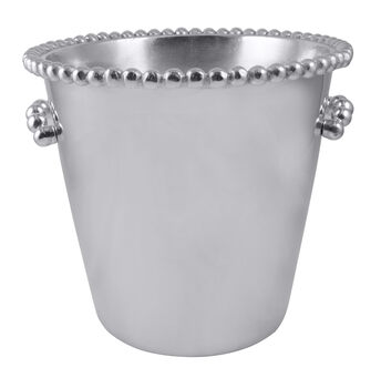 Mariposa pearl individual ice bucket silver