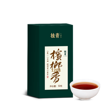 Little senior sister reviews tea guiqing 2012 special grade betel nut fragrance 1201 liubao tea authentic guangxi wuzhou ancient method black tea 180g 1201 betel nut fragrance 50g