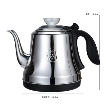 Jinqi tea set fully automatic filling kettle electric tea stove accessories single dedicated tea kettle single pot 1l 1ml smart food grade ancient bell kettle g black 0ml 1ml