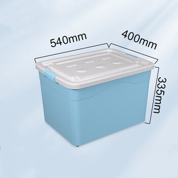 Mclean storage box plastic turnover box storage and organization box 65l