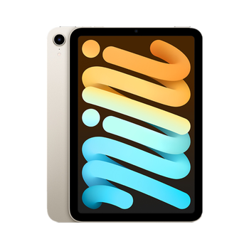 99% new apple ipad mini 8.3-inch tablet 2021 model (64gb wlan version/a15 chip) starlight color mk7p3ch/a*