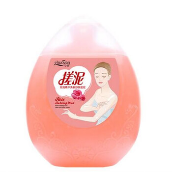 Zhuo yan rubbing mud bao men and women body exfoliation full body exfoliating shower gel general skin 30 buy 1 bottle and get 1 bottle of rose 300ml