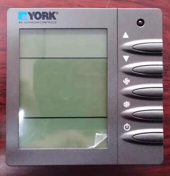 York central air conditioning lcd thermostat wire-controlled intelligent three-speed switch water-cooled fan coil controller panel tms2000db gray