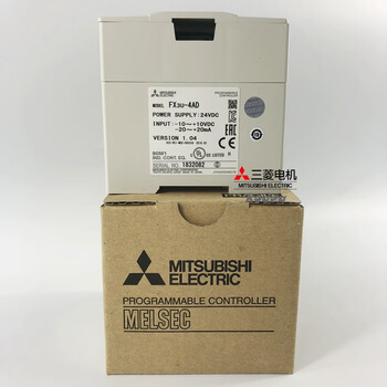 Huili customized plc analog temperature output input module fx3u-4ad/4da-tc/pt-adp 1pg mitsubishi fx3u4ad