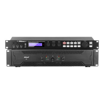 Qisheng family ktv audio set karaoke professional stage speakers front and back stage power amplifier effector mixer karaoke subwoofer conference room 3500w peak power amplifier + effector