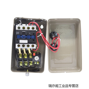 Qcx5-12 magnetic starter fan water pump switch electromagnetic starter three-phase 380v motor overload protection qcx5-12 (1.5-4kw) 380v/adjustable