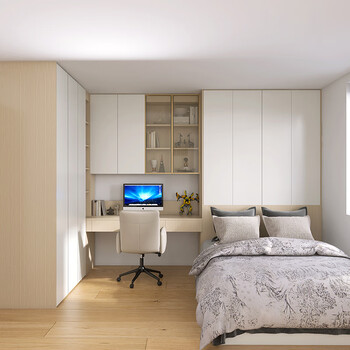 Chengshi xianghe furniture enf grade solid wood whole house customized tatami wardrobe entry shoe cabinet cloakroom including design and installation millennium boat ecological board cabinet + european pine cabinet door