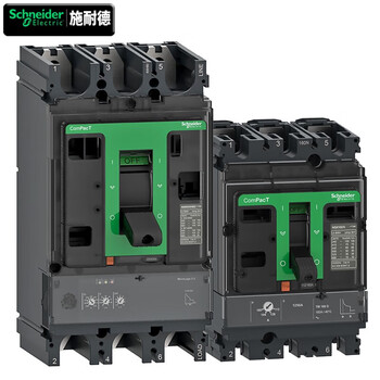 Schneider (schneider) original schneider electric nsx plastic circuit breaker air switch three-phase 3p short circuit protection circuit breaker 100-630a current four-wire 4p3d nsx160h 3p mic2.2 160a