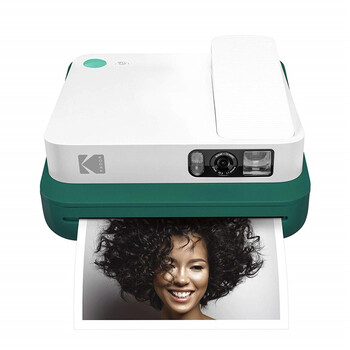 Kodak kodak smile classic polaroid retro 2-in-1 camera 16 million pixels bluetooth connection green