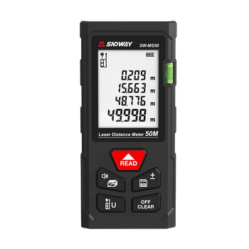 Shendawei laser rangefinder high-precision handheld infrared measuring ruler red light electronic ruler outdoor rangefinder measuring instrument 50 meters sw-ms50
