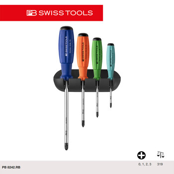 Aijedun swiss pb swiss tools high-recognition screwdriver 8100/90/8400 rainbow flat cross screwdriver pb 8242.rb