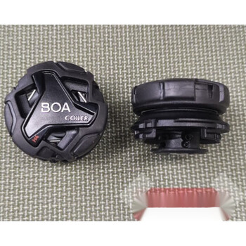 Boa knob accessories, steel wire for quick wear and comfort, lock, suitable for ski boots, mountaineering boots, car boot replacement and repair, brilliant black