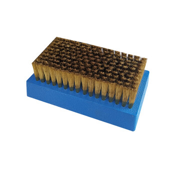 Us imported wire brush copper wire brush printing machine cleaning brush ceramic metal anilox roller matching cleaning agent brush plastic handle copper wire brush 0.076