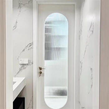 Renjuyi french cream style solid wood composite minimalist bedroom interior door set door bathroom toilet kitchen door room door paint-free door (including measurement package installation)