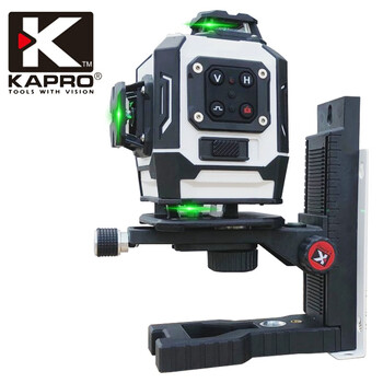 Kapro cape road 16-line level meter green light high-precision strong light thin line laser floor-mounting meter wall-mounting meter infrared 885g 885g wall-to-ground integrated 16 lines (single electric)