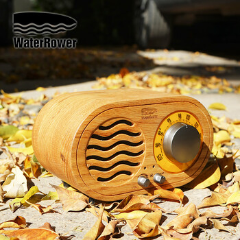 Waterrower rowing machine companion fever-grade bluetooth portable retro high-end wooden speaker rowing machine accessories oak model
