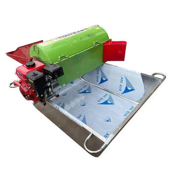 Yunqige fully automatic free shipping rice small wheat threshing machine household millet threshing machine rice harvester agricultural machinery threshing machine stainless steel ship side spray threshing machine gasoline engine