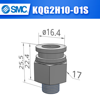 Stainless steel connector kqg2h04 kqg2h06 kqg2h08/10/12/14-m5/01s/ kqg2h10-01s