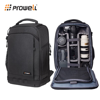 Prowei camera bag photography backpack micro single backpack camera bag canon sony large capacity backpack outdoor photography camera backpack multifunctional lens digital storage bag