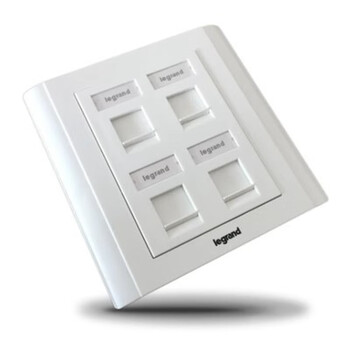 Tcl legrand category 5e category 6 module category 6 gigabit network information rj45 model m2013 four-port panel