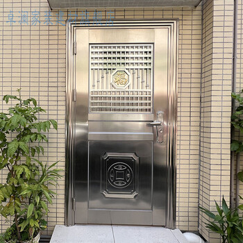 304 stainless steel door single door outdoor luxury anti-theft home rural entrance balcony glass entrance door price per square meter single opening 01