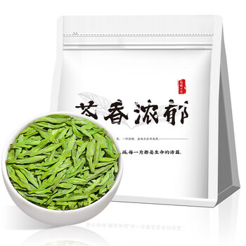 Shi fang yi longjing tea 2024 new tea mingqian spring tea strong fragrance bean fragrance green tea loose bags 40g