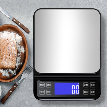 Diheng increases precision electronic scale for household small kitchen baking scale with high precision food grams rechargeable version 10kg/1g measuring cup + original tray