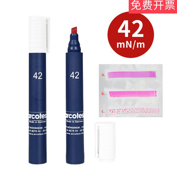 Dyne pen 22-72mn/m32/38 corona pen surface tension test pen dyne pen as arcotest 42