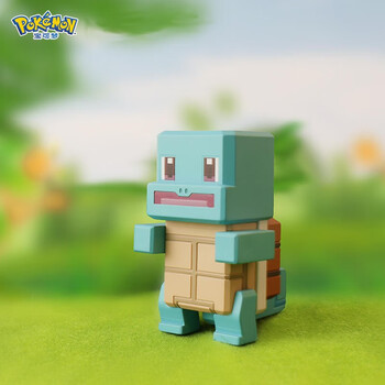 Huao genuine pokémon adventure series ornaments cartoon pixel ornaments squirtle