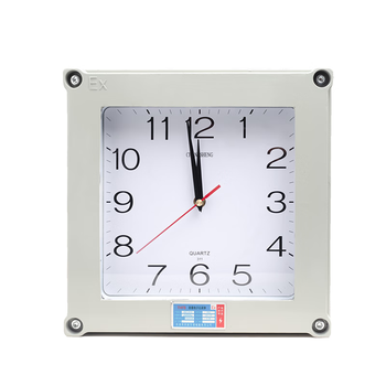 Tianhe explosion-proof quartz clock explosion-proof wall clock explosion-proof box clock electronic clock digital clock hazardous area ordinary movement 12 inches