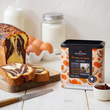 Valrhona french imported sucrose-free pure cocoa powder cake baking ingredients hot chocolate powder 250g cocoa powder 250g