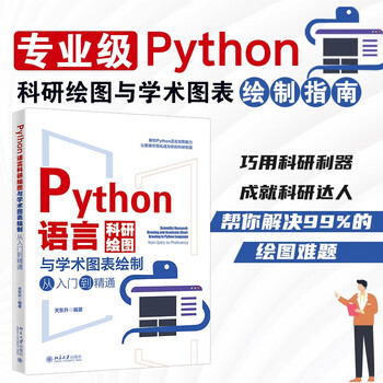 Python language scientific research drawing and academic chart drawing from entry to proficiency