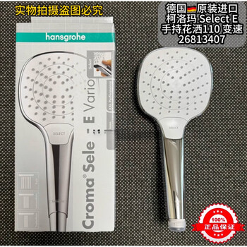 Hansgrohe croma select e hand shower shower head 26813407 croma select e vario hand shower