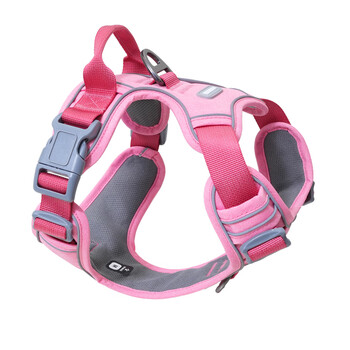 Pawaiipawaii dog harness pet leash vest type large, medium and small dog pets walking leash sakura pink l-recommended bust 68cm-81cm