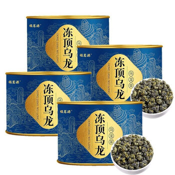 Fumingyuan frozen top oolong tea 2024 new tea special high mountain taiwan oolong tea cold brew tea canned 100g phnom penh round can frozen top oolong 4 cans