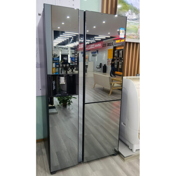 (tail cargo machine) hitachi/hitachi r-sbs3200xc three-door air-cooled 569l imported refrigerator automatic ice making vacuum