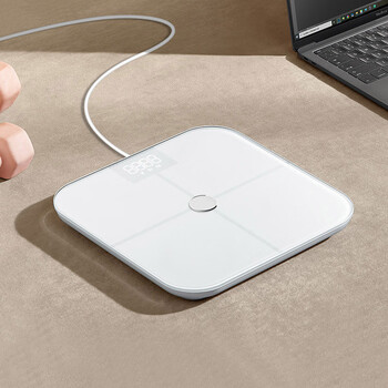 Yunkangbao body fat scale bluetooth wifi smart electronic scale eight-electrode household precision measurement scale weight scale factory cs20e 270x270x25mm