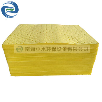 Reclaimed water environmental protection lightweight chemical absorbent cotton universal yellow liquid absorbent cotton oil absorbent cotton dangerous goods acid absorbent cotton 400*500*2mm 100 pieces/box yellow 400*500*2mm 100 pieces xl-p02200