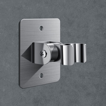 Azos stainless steel exposed mixing valve hot and cold shower set faucet electric water heater solar switch booster nail-free stainless steel shower seat