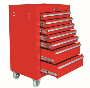 Renjuyi seven-drawer tool cart, 7-layer auto maintenance cart with lock, repair parts cart, seven-layer iron tool cabinet