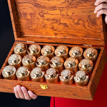 Xidi 2025 new tea authentic anxi tieguanyin tea gift box with strong fragrance for yourself to drink spring festival new year gifts orchid fragrance small jar gift box 250g (with gift bag)