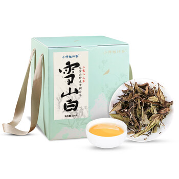 Little senior sister tea review snow mountain bai daxue mountain wild ancient tree yunnan white tea loose tea 180g little senior sister review tea pu'er special session standard standard