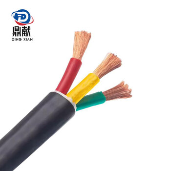 Dingxian wire and cable rvv 3*4 square 3-core flame retardant cable fully inspected 1 meter