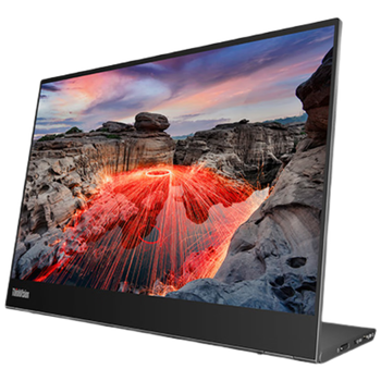 95% new lenovo thinkvision 14-inch portable monitor ips screen, ten-point capacitive touch, stylus comes with m14tgen2