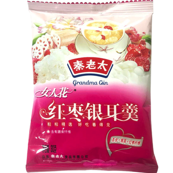 Mrs. qin's red dates and tremella soup for instant breakfast, no-cook meal replacement, instant lotus root powder 30g*30 bags