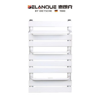 Delanke rack small basket radiator bathroom kitchen bathroom wall-mounted radiator rack copper aluminum radiator height 600 center 400 heat dissipation 616 area 6.2/column