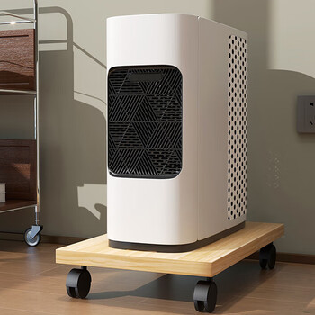 Yamele computer host bracket with pulley movable chassis base chassis bracket home office main rack computer tray