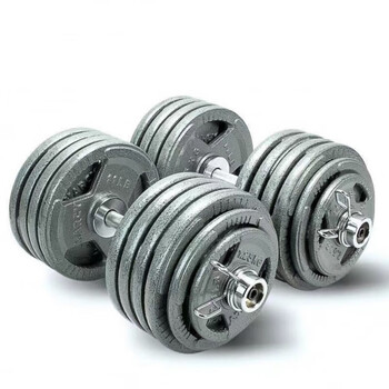 Gu jianmu men's painted cast iron adjustable hand-grip men's heavy dumbbell household pure iron olympic pole 80 kg dumbbell set pair